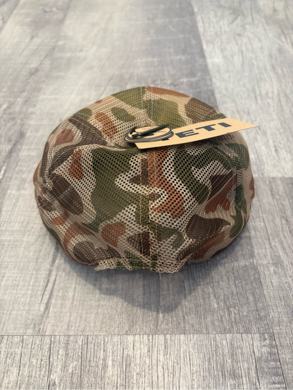 NWT YETI Brown Camo Trucker Hat Snapback Mesh Back Built for the Wild - Picture 4 of 6